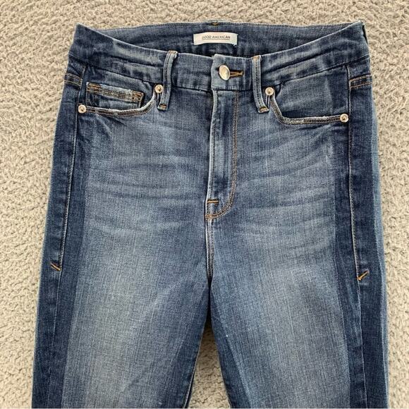 Good American Good Waist Women's Skinny Jeans    -  Size:   2/26 - Picture 2 of 15